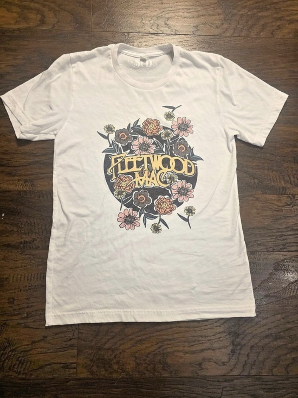 Fleetwood Mac Graphic Short Sleeve Tee in White